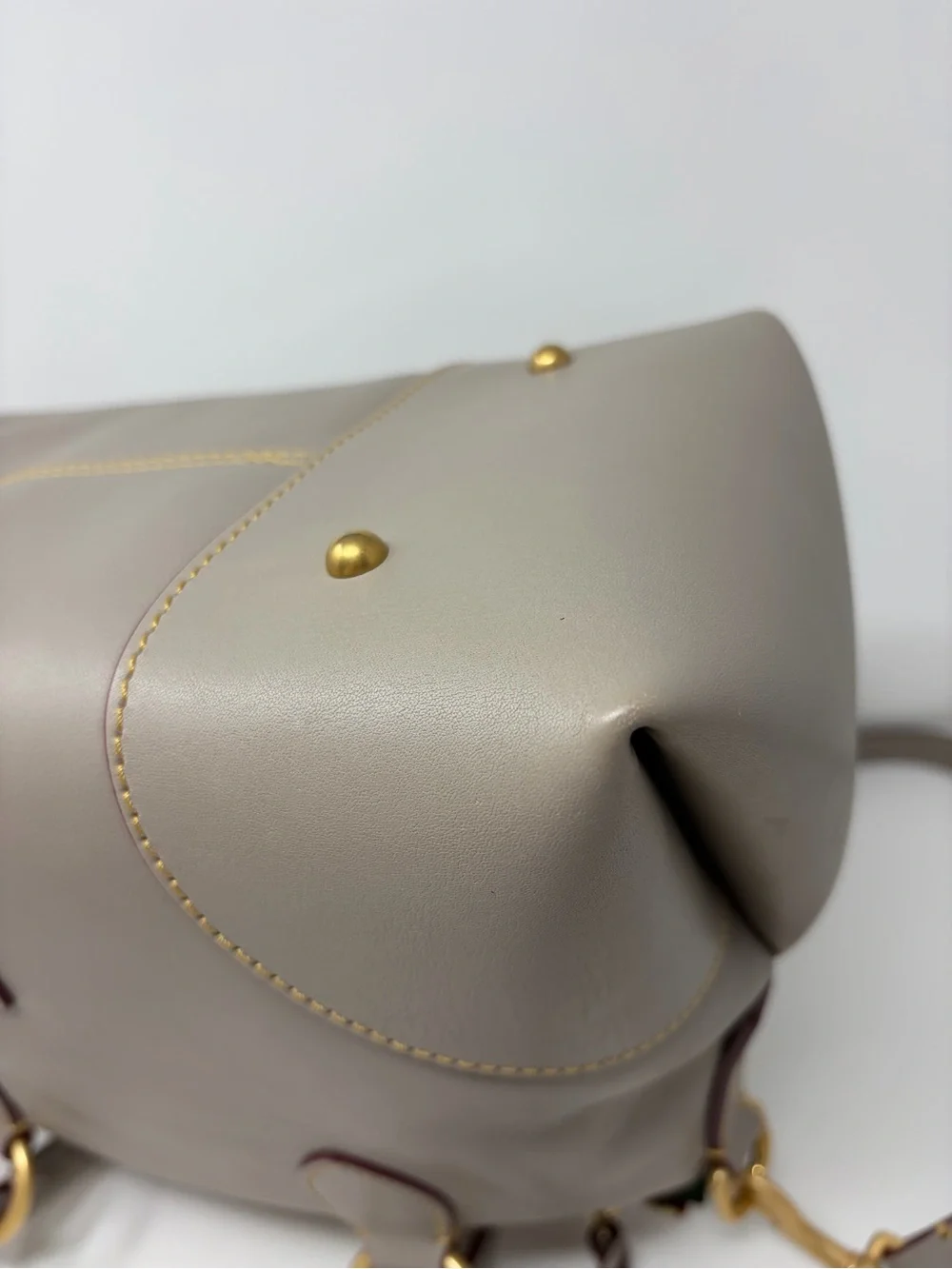 Dooney & Bourke Florentine Satchel 38 Rare Taupe Color